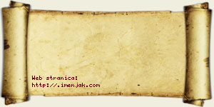 Ljubica Bjeletić vizit kartica